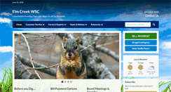 Desktop Screenshot of elmcreekwater.com